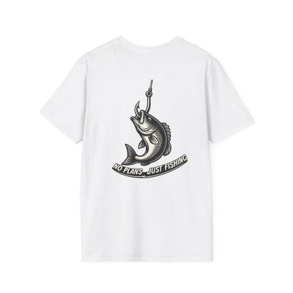 No Plans. Just Fishing. T-Shirt | Bass Fishing Graphic Tee