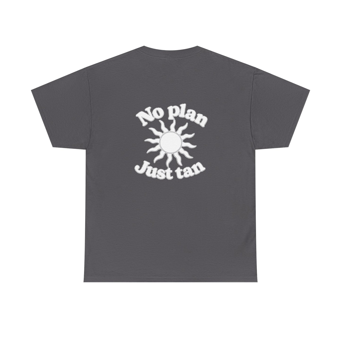 No Plan. Just Tan. | Beach & Lake Life Graphic T-Shirt