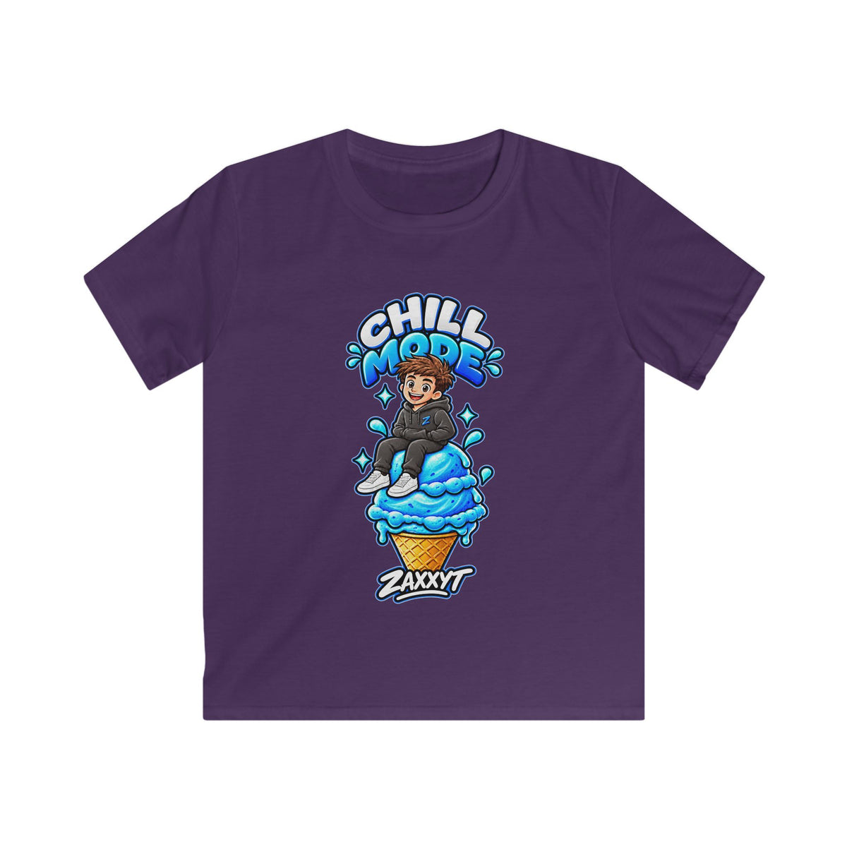 Chill Mode | Zaxxyt Kids Graphic T-Shirt