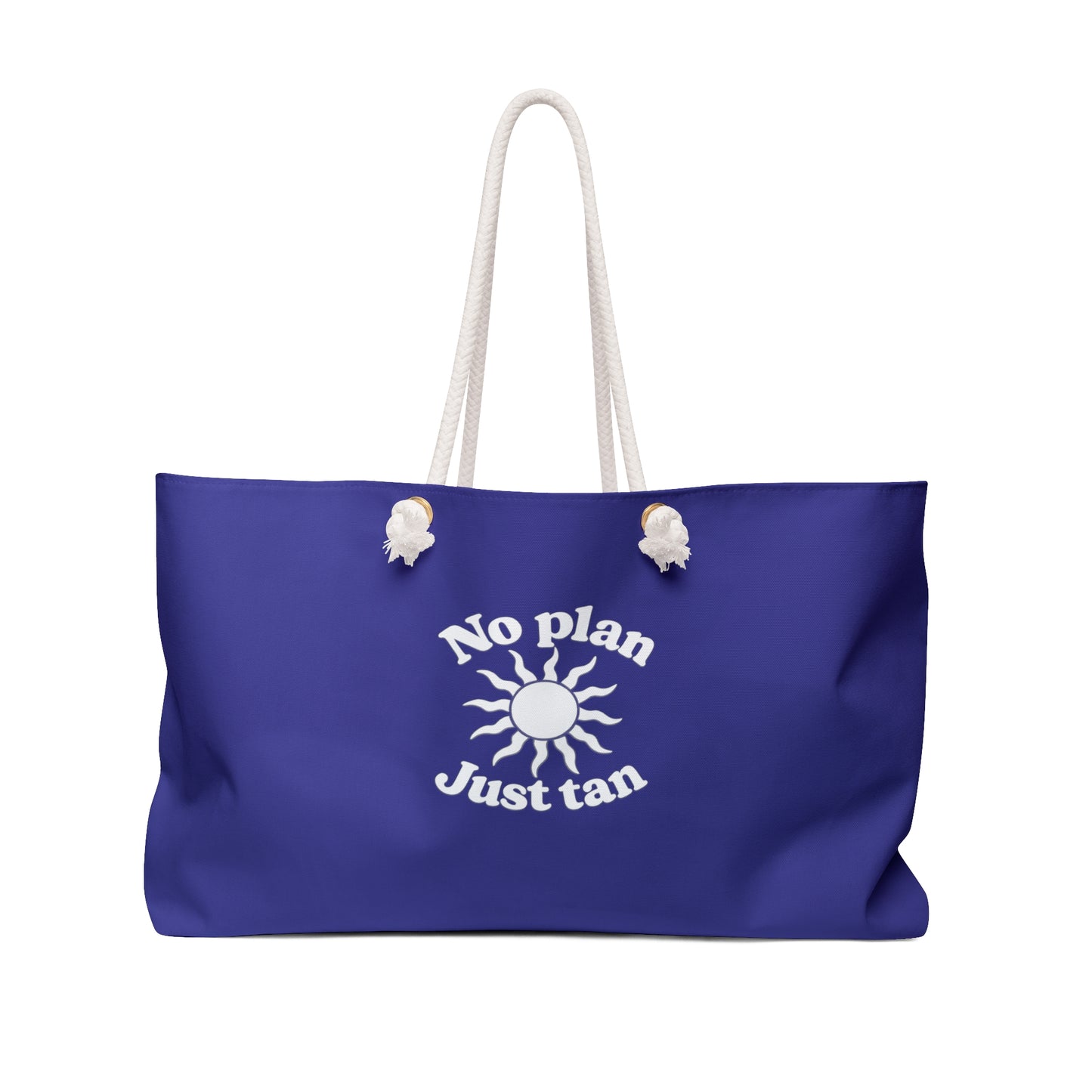 No Plans. Just Tan. Weekender Bag | Beach & Travel Tote