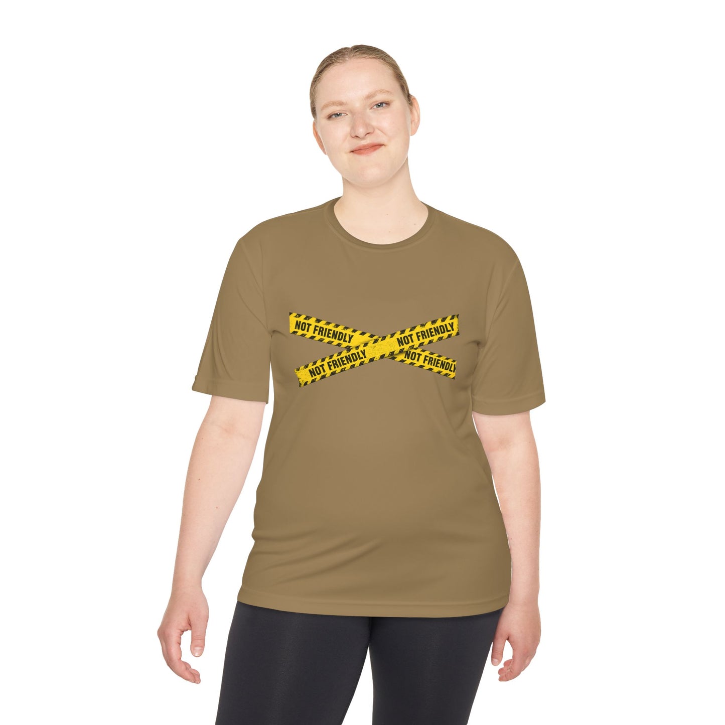 Not Friendly Performance T-Shirt | Moisture-Wicking Graphic Tee