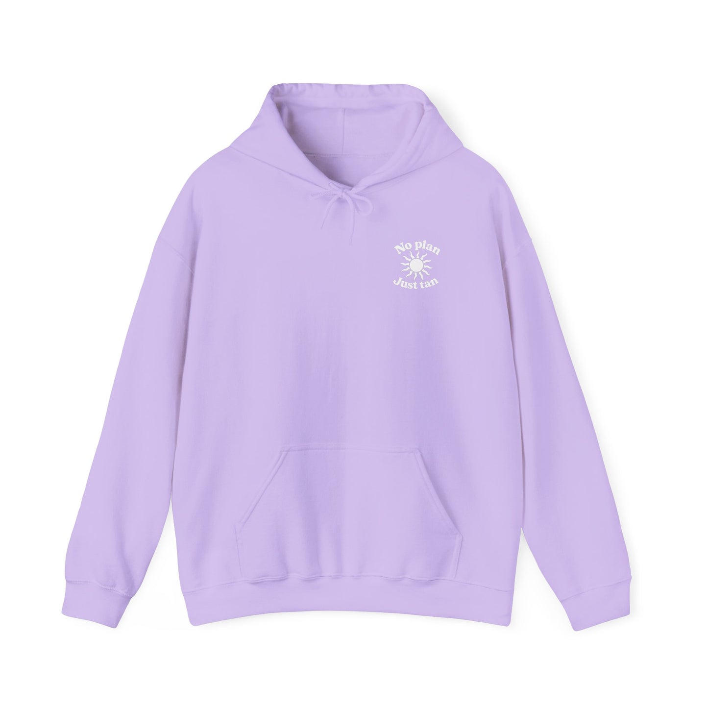 No Plans. Just Tan. Hoodie | Beach Graphic Pullover Hoodie