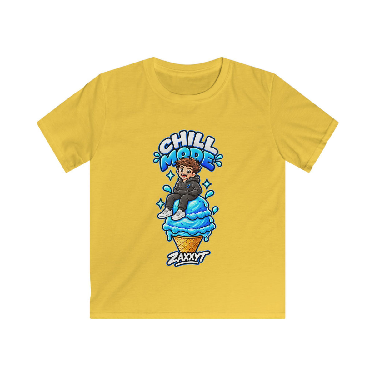 Chill Mode | Zaxxyt Kids Graphic T-Shirt
