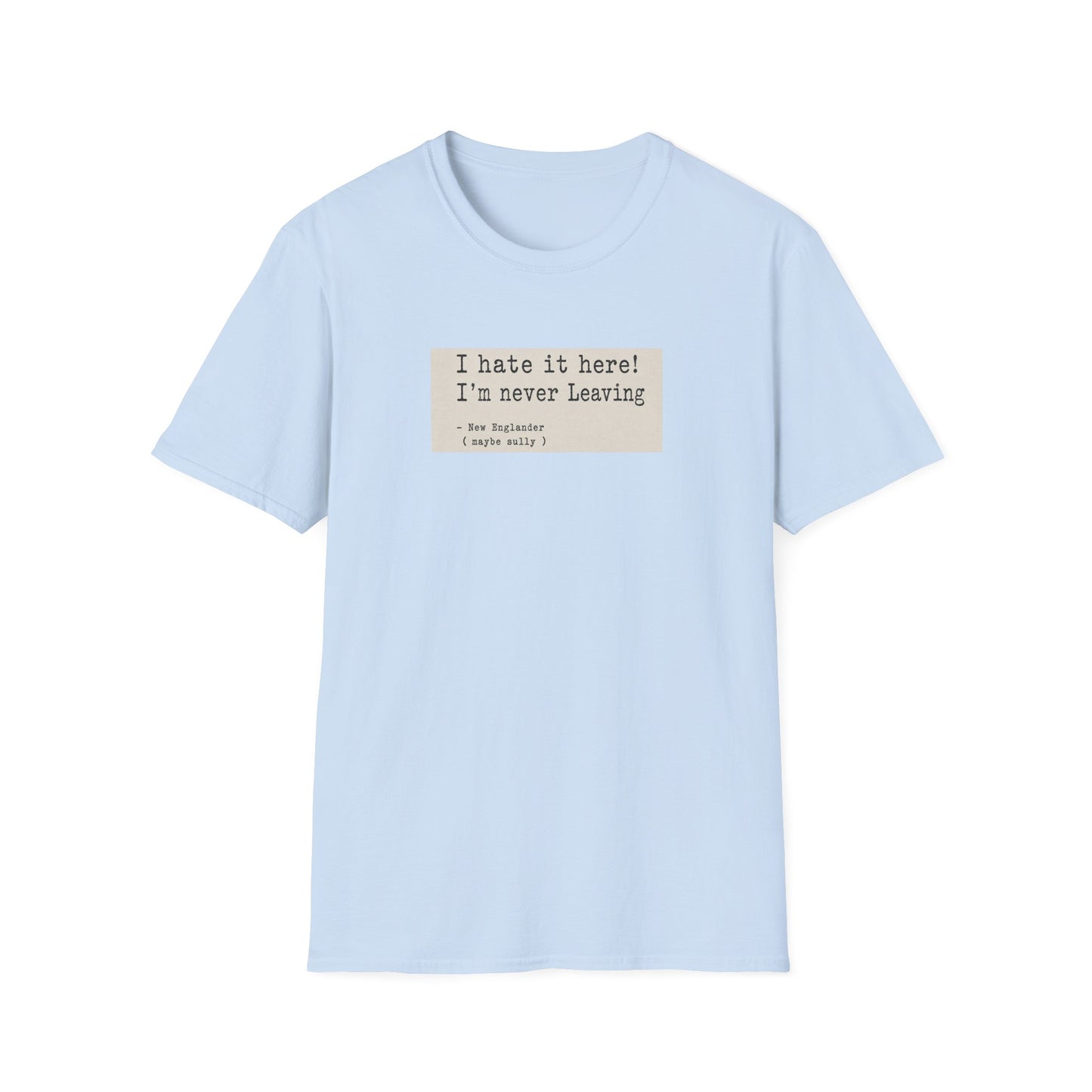 I Hate It Here. I'm Never Leaving. | New England Weather T-Shirt