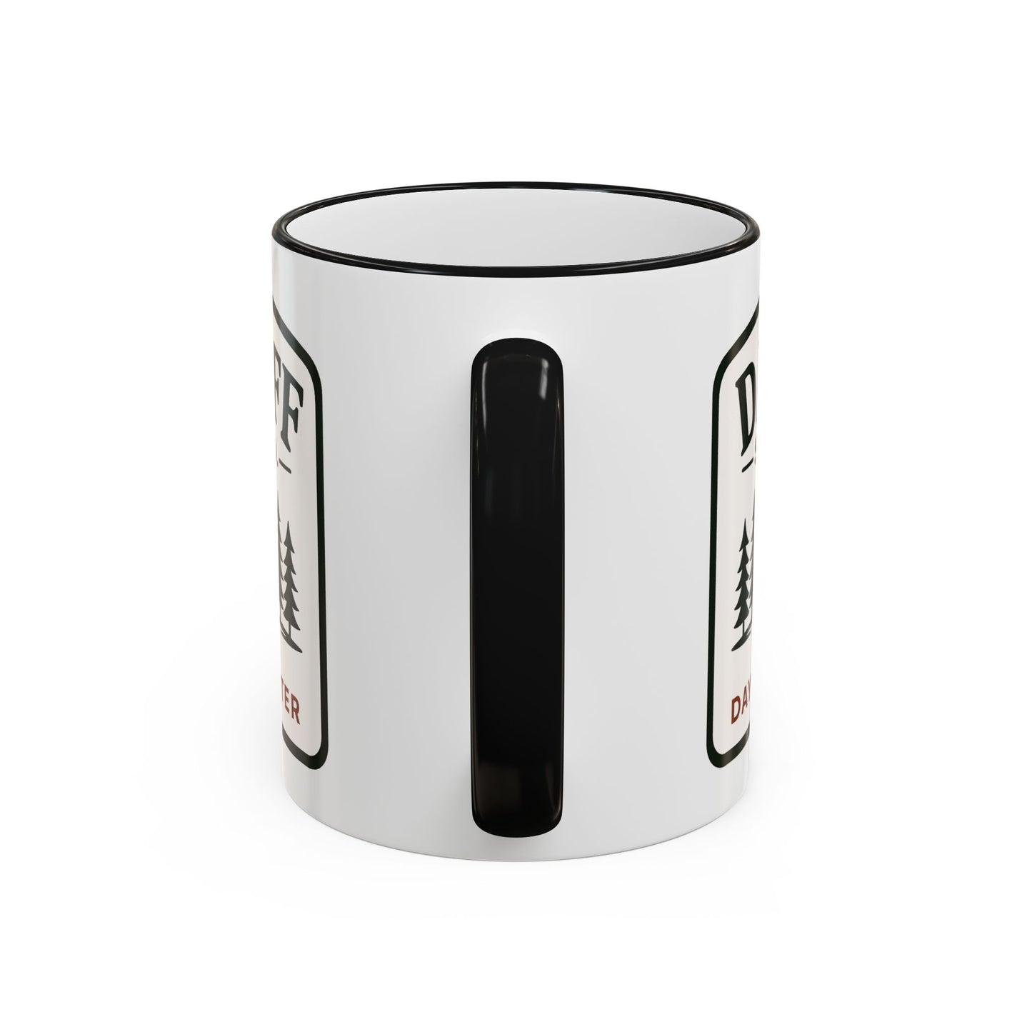 Day Off Supply Co. Accent Coffee Mug | Logo Campfire Mug (11oz & 15oz)