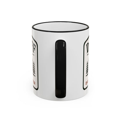 Day Off Supply Co. Accent Coffee Mug | Logo Campfire Mug (11oz & 15oz)