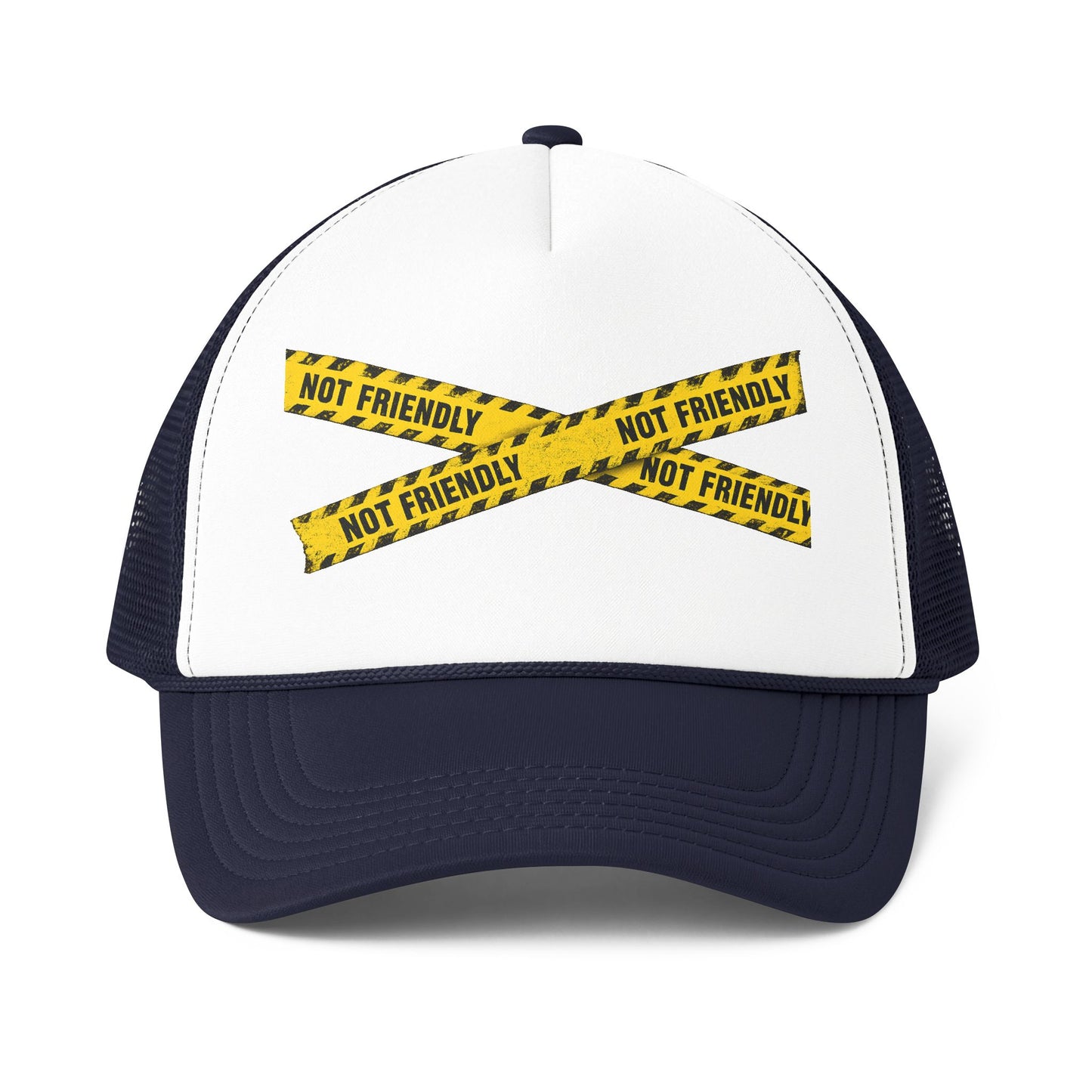 Not Friendly Foam Trucker Hat | Classic Mesh Snapback