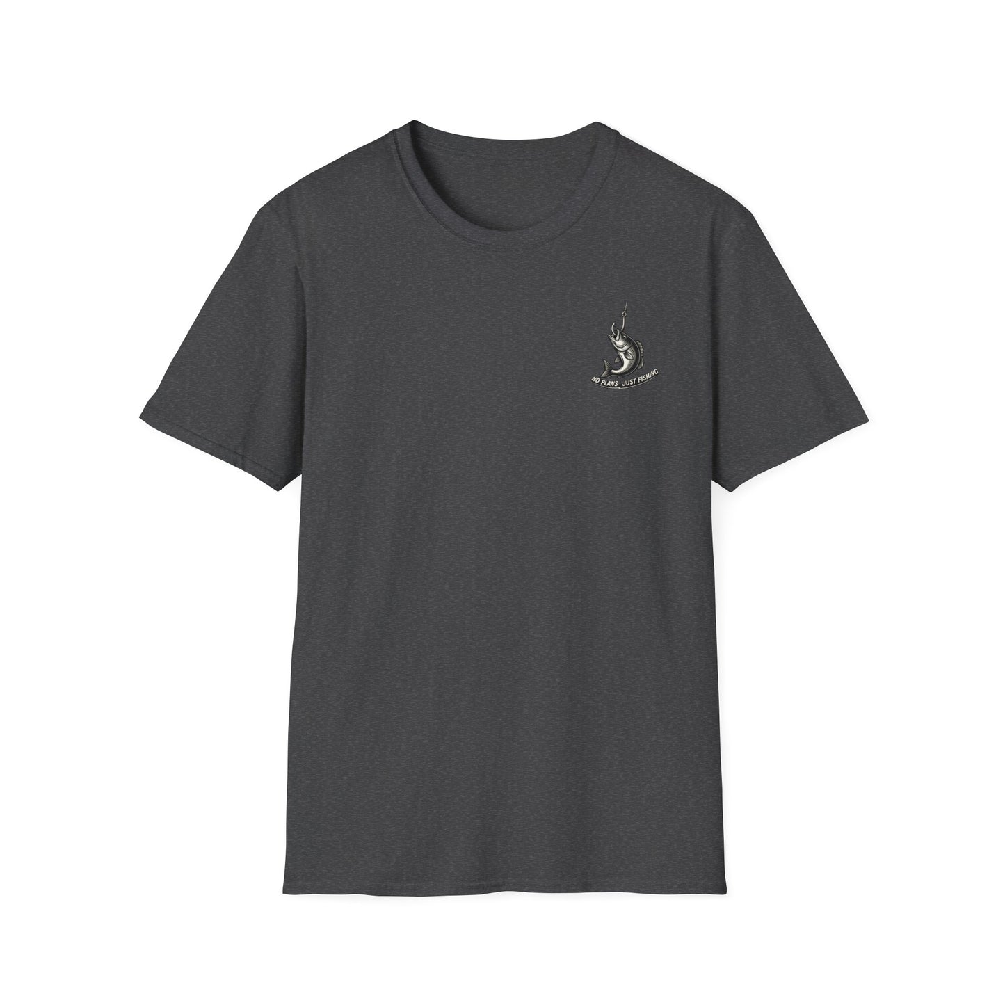 No Plans. Just Fishing. T-Shirt | Chest Logo Edition