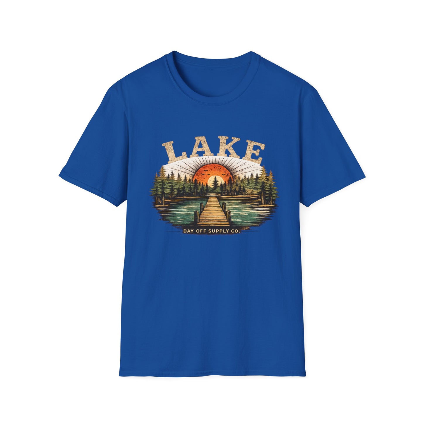 Lake Sunrise Graphic T-Shirt | Vintage Lake Life Tee