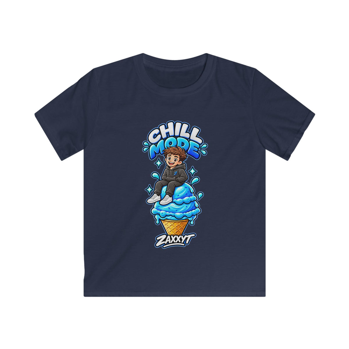 Chill Mode | Zaxxyt Kids Graphic T-Shirt