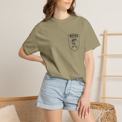 Bass Patrol Fishing Badge T-Shirt | Bass Fishing Shirt
