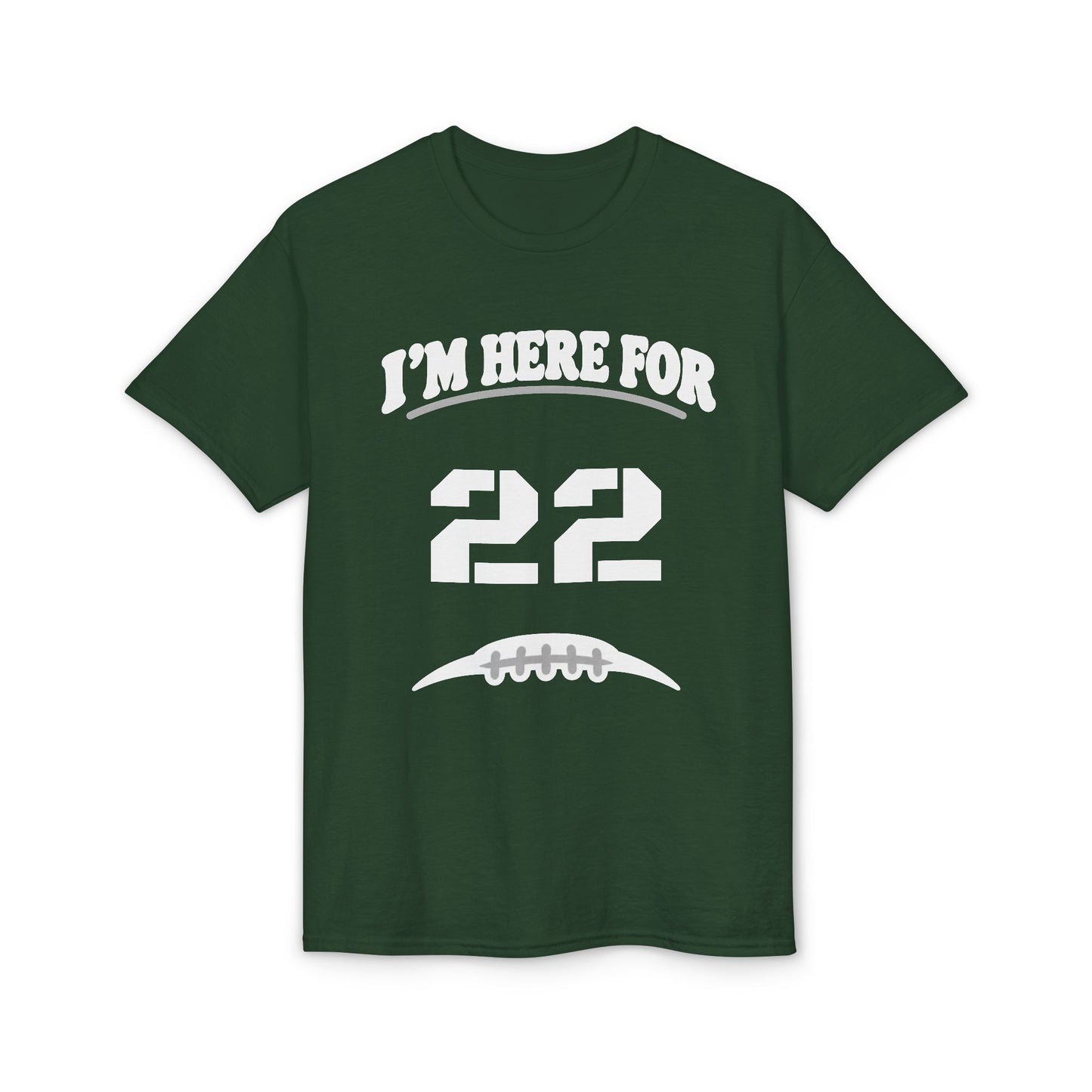 I’m Here For [Number] | Personalized Football Parent T-Shirt