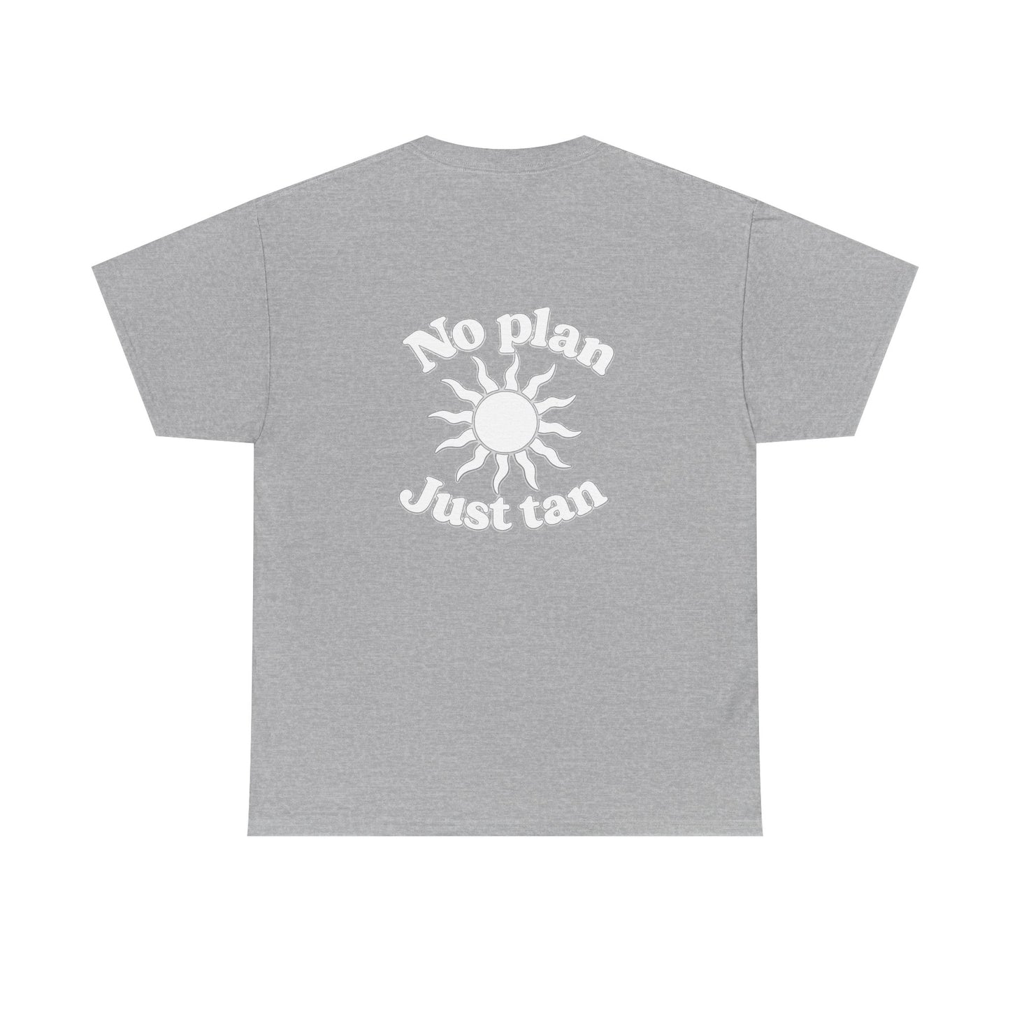 No Plan. Just Tan. | Beach & Lake Life Graphic T-Shirt