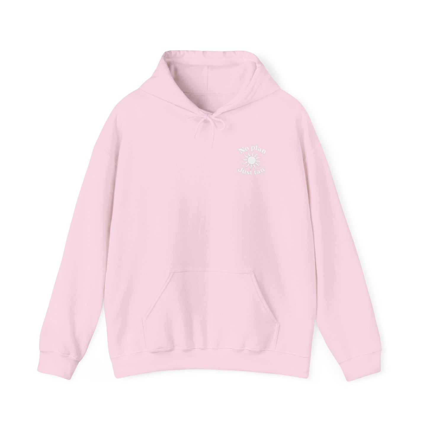 No Plans. Just Tan. Hoodie | Beach Graphic Pullover Hoodie