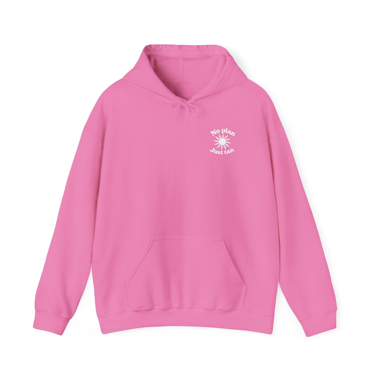 No Plans. Just Tan. Hoodie | Beach Graphic Pullover Hoodie