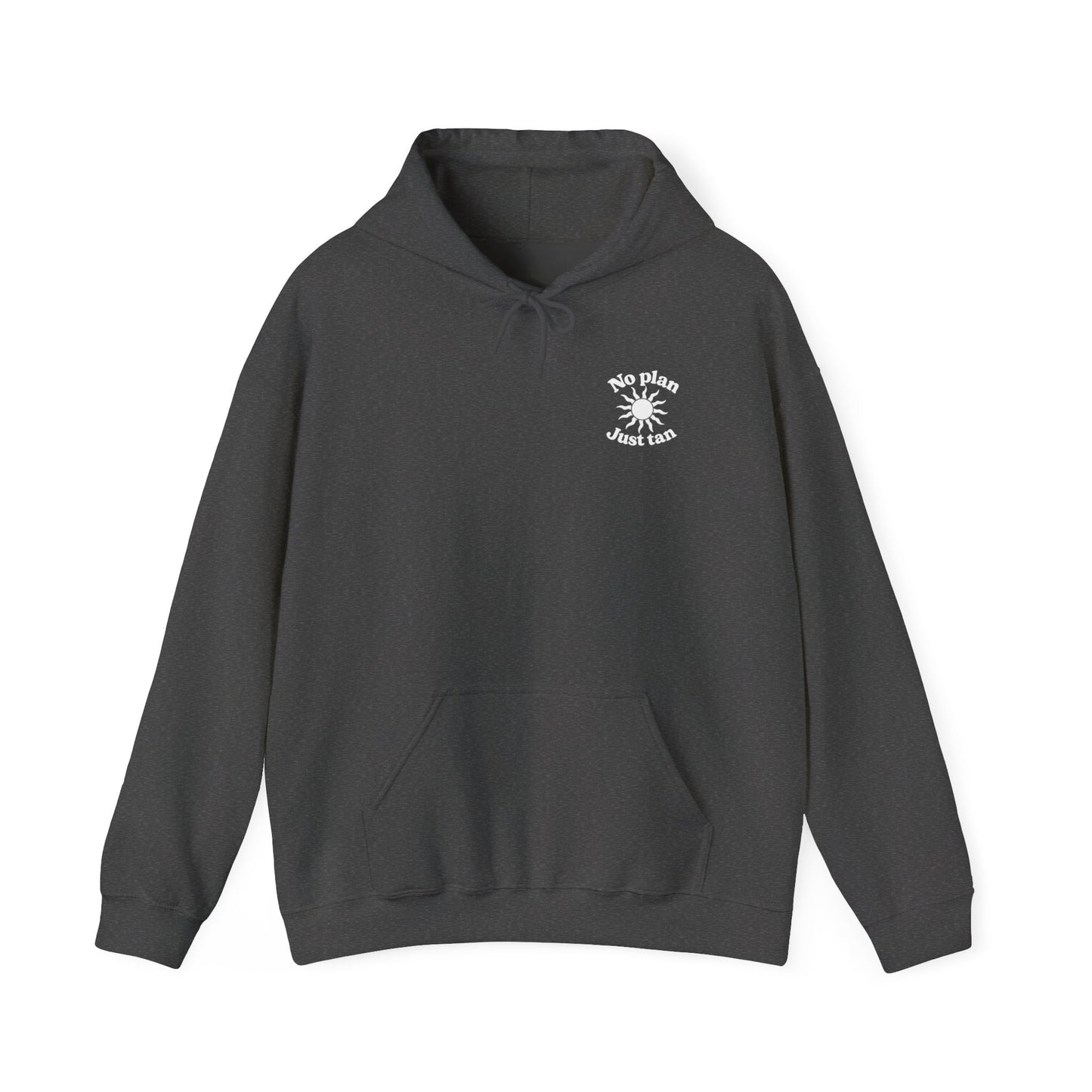 No Plans. Just Tan. Hoodie | Beach Graphic Pullover Hoodie