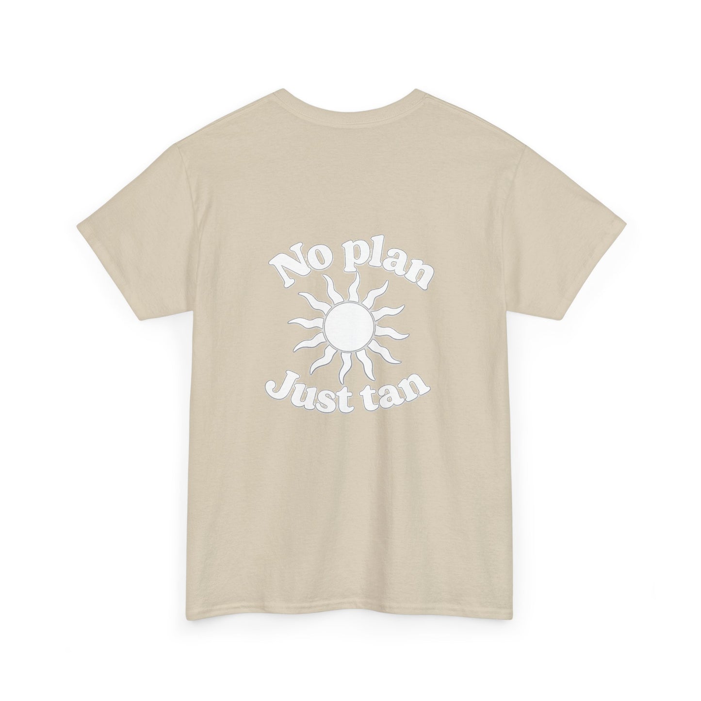 No Plan. Just Tan. | Beach & Lake Life Graphic T-Shirt