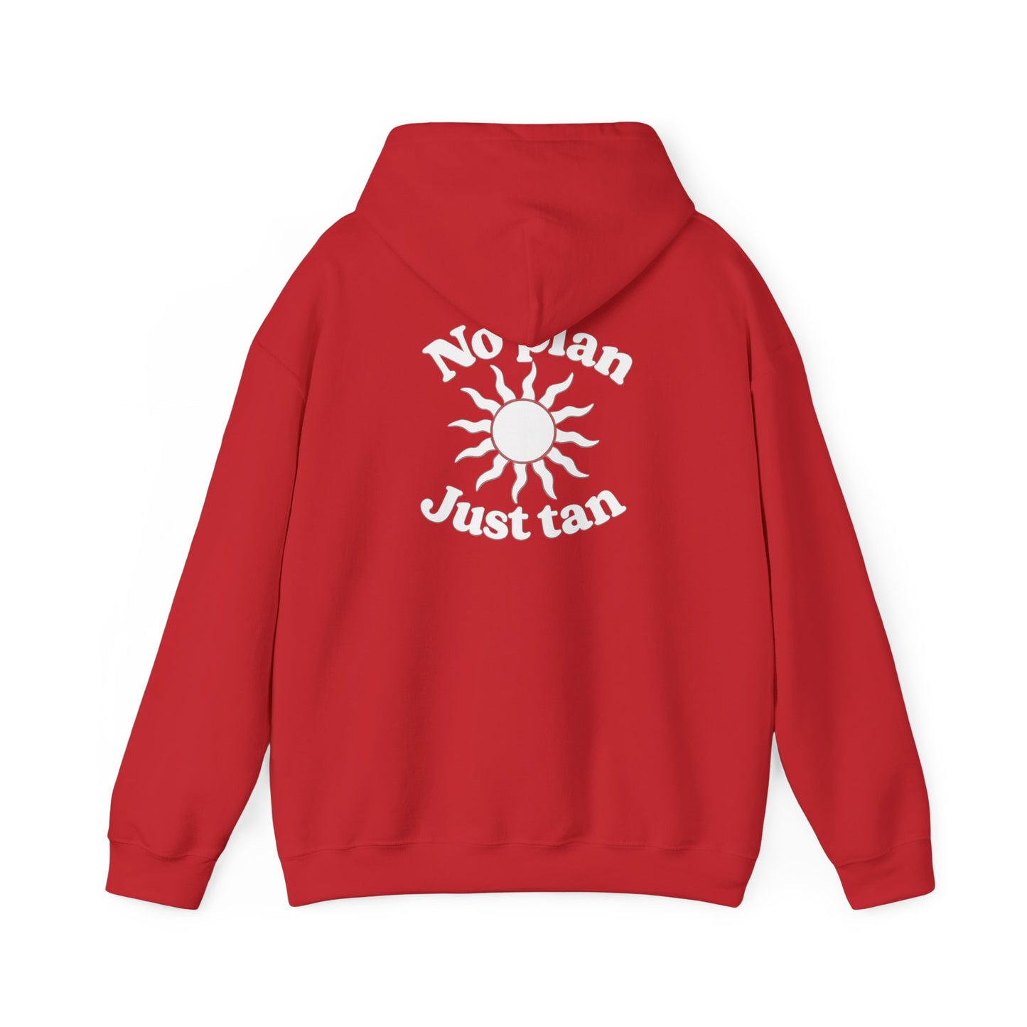 No Plans. Just Tan. Hoodie | Beach Graphic Pullover Hoodie
