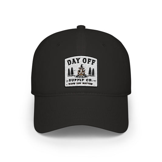 Day Off Supply - Embroidered Low Profile Baseball Cap - DOS Logo Hat