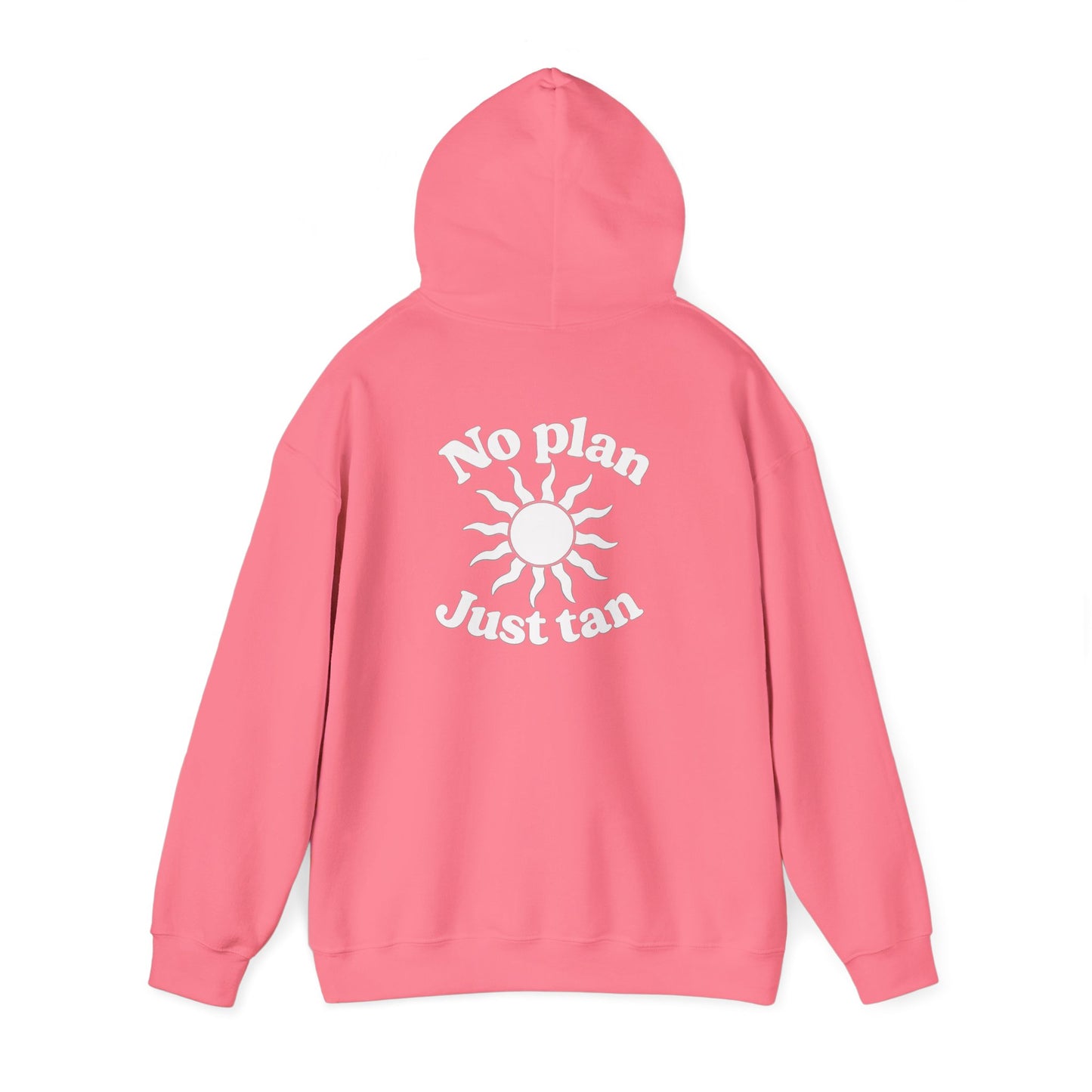 No Plans. Just Tan. Hoodie | Beach Graphic Pullover Hoodie