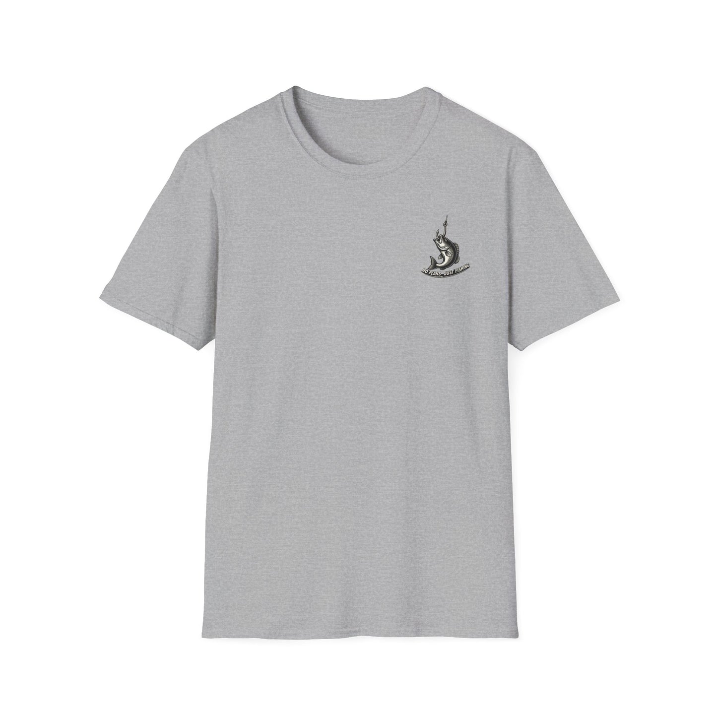 No Plans. Just Fishing. T-Shirt | Chest Logo Edition
