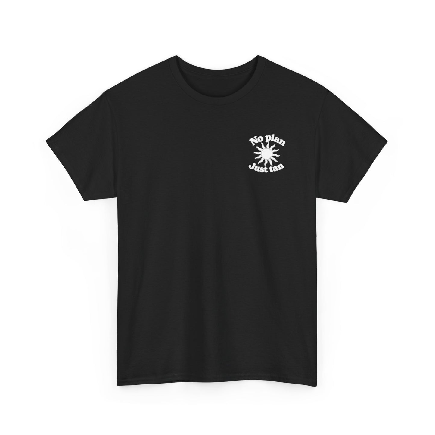 No Plan. Just Tan. | Beach & Lake Life Graphic T-Shirt