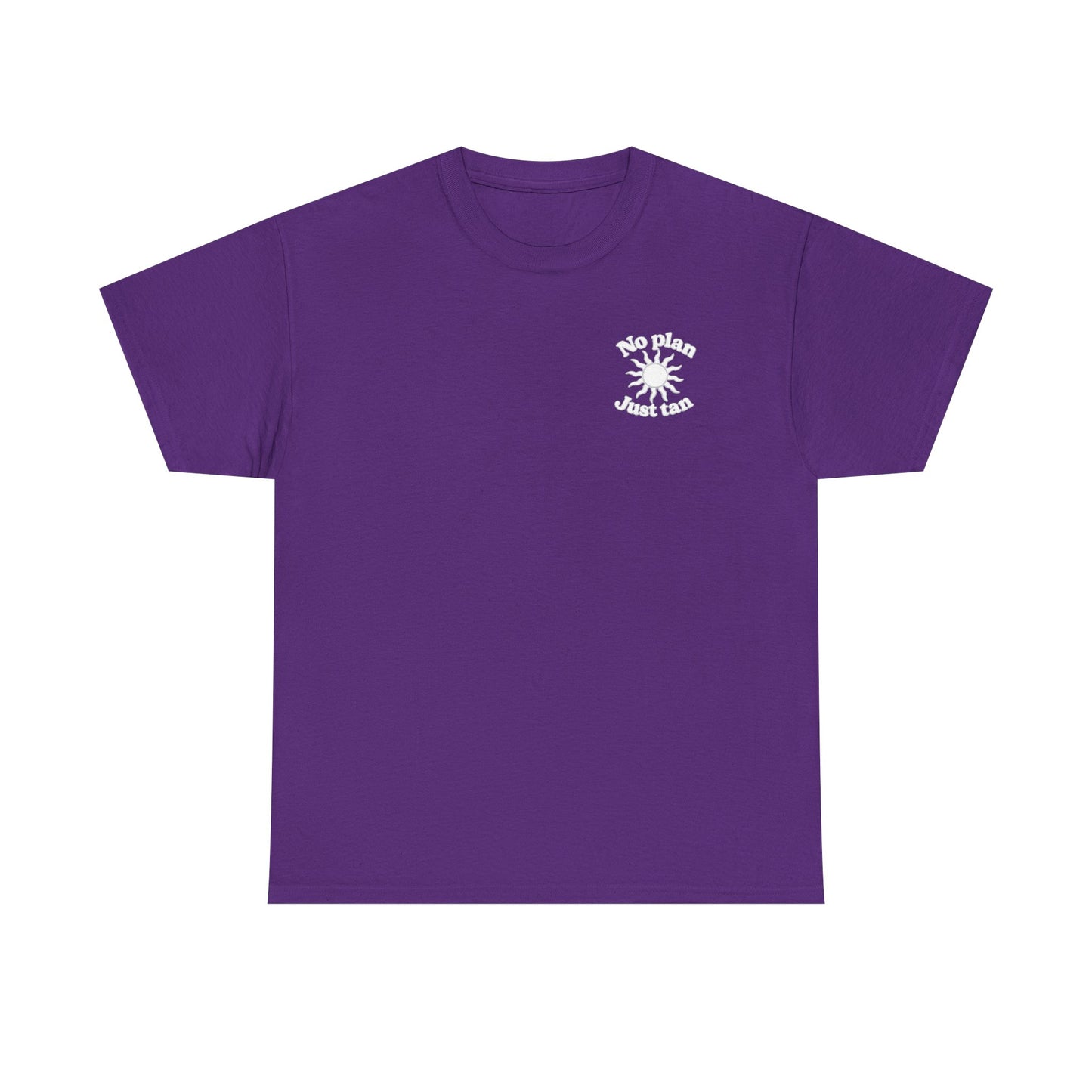 No Plan. Just Tan. | Beach & Lake Life Graphic T-Shirt
