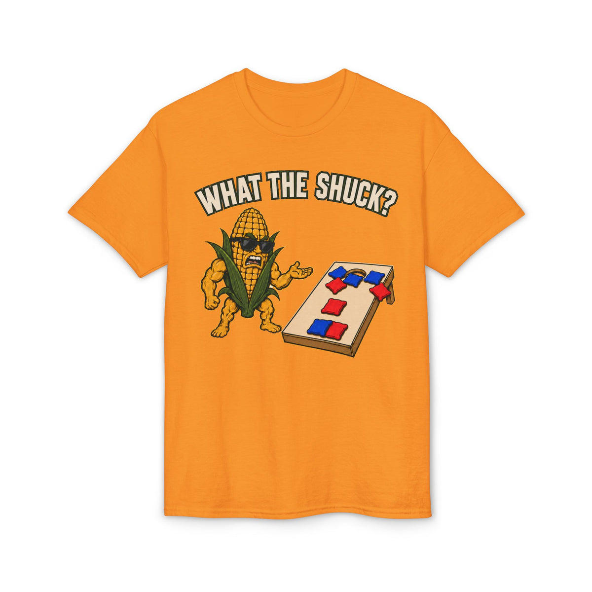 What the Shuck | Funny Cornhole T-Shirt