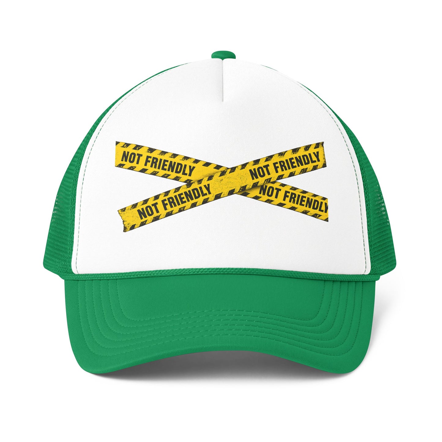 Not Friendly Foam Trucker Hat | Classic Mesh Snapback