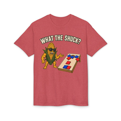 What the Shuck | Funny Cornhole T-Shirt