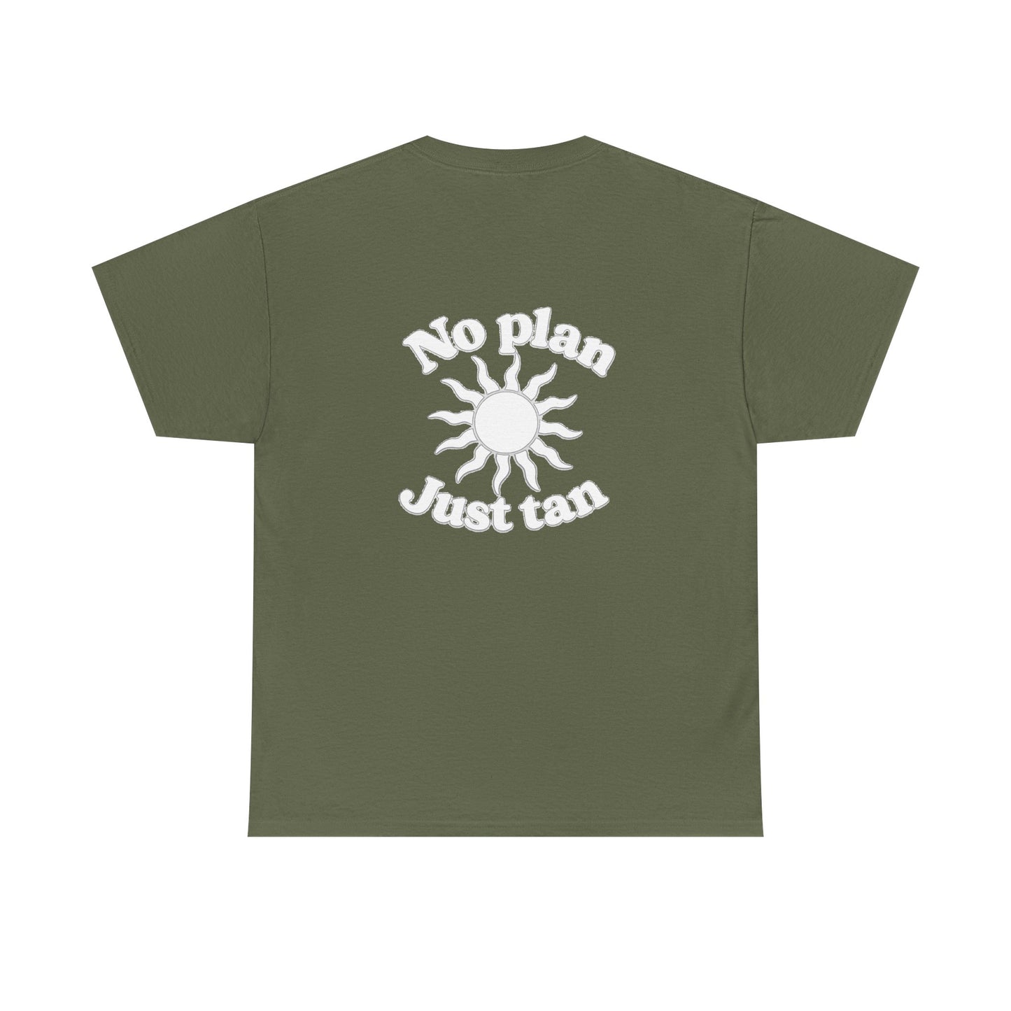 No Plan. Just Tan. | Beach & Lake Life Graphic T-Shirt
