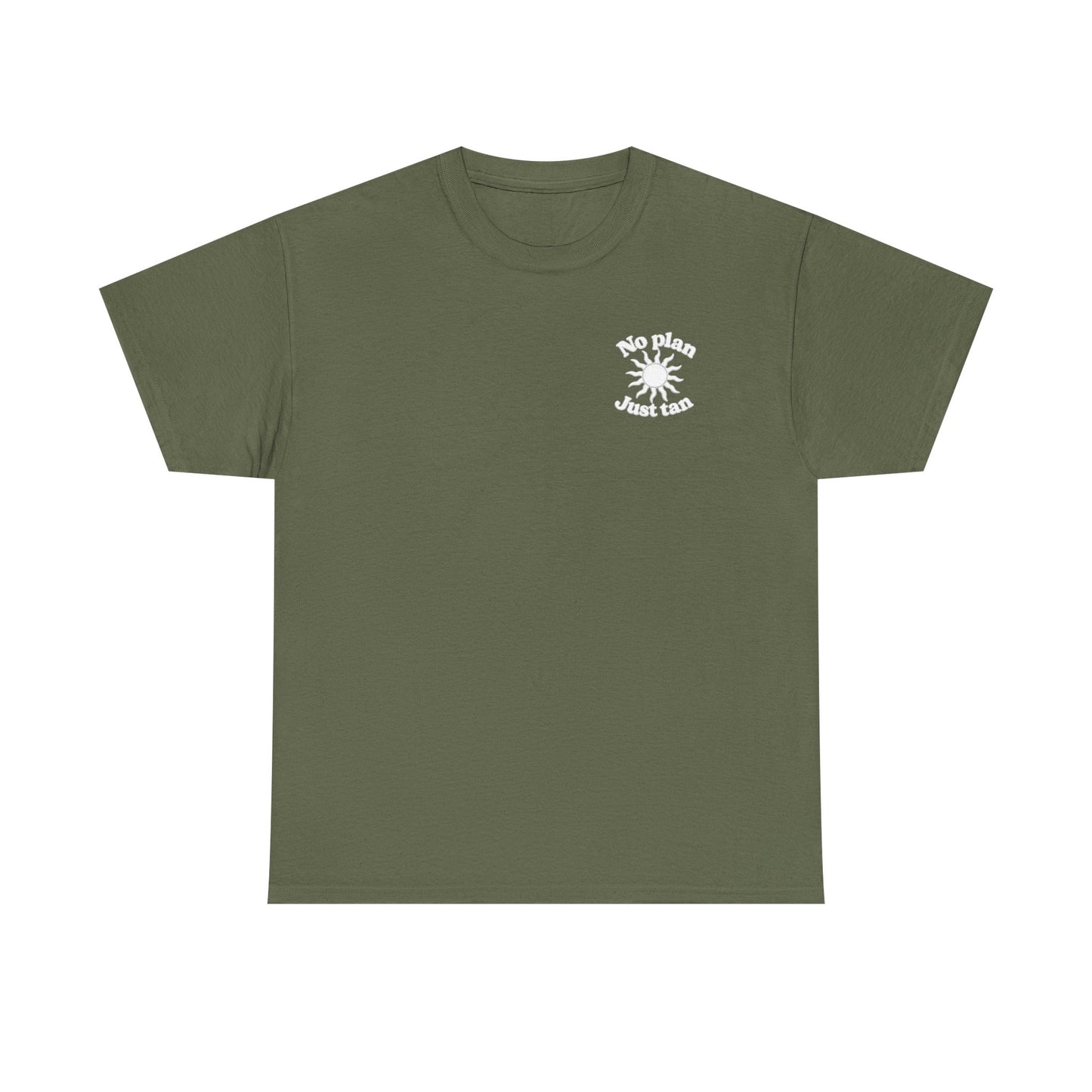 No Plan. Just Tan. | Beach & Lake Life Graphic T-Shirt