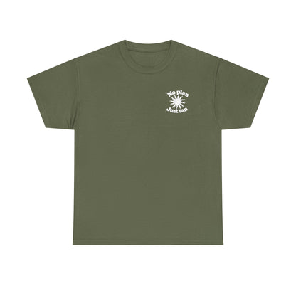 No Plan. Just Tan. | Beach & Lake Life Graphic T-Shirt