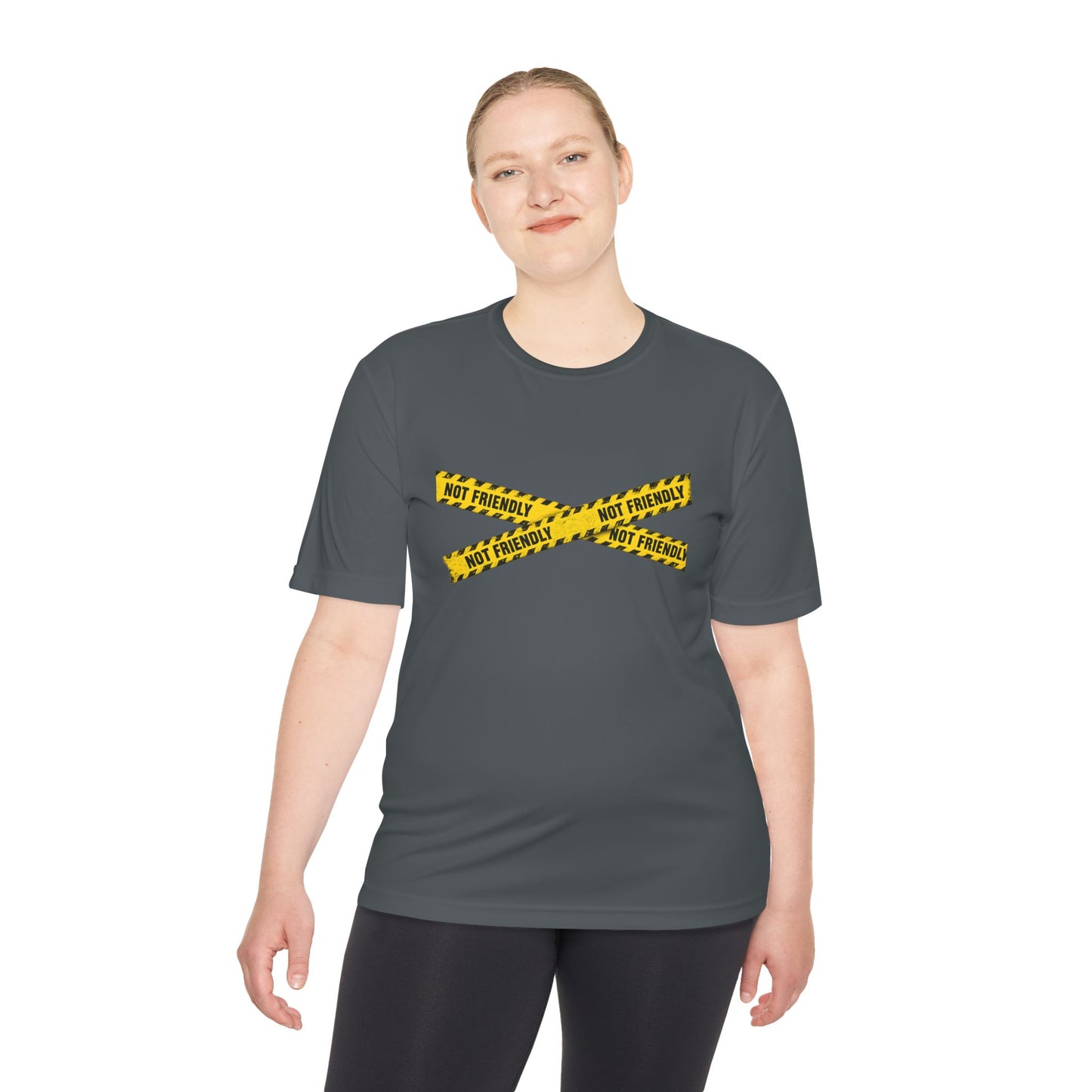 Not Friendly Performance T-Shirt | Moisture-Wicking Graphic Tee