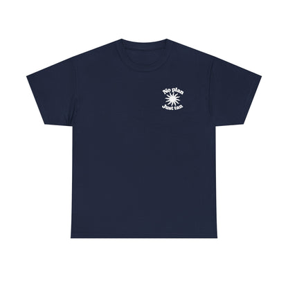 No Plan. Just Tan. | Beach & Lake Life Graphic T-Shirt