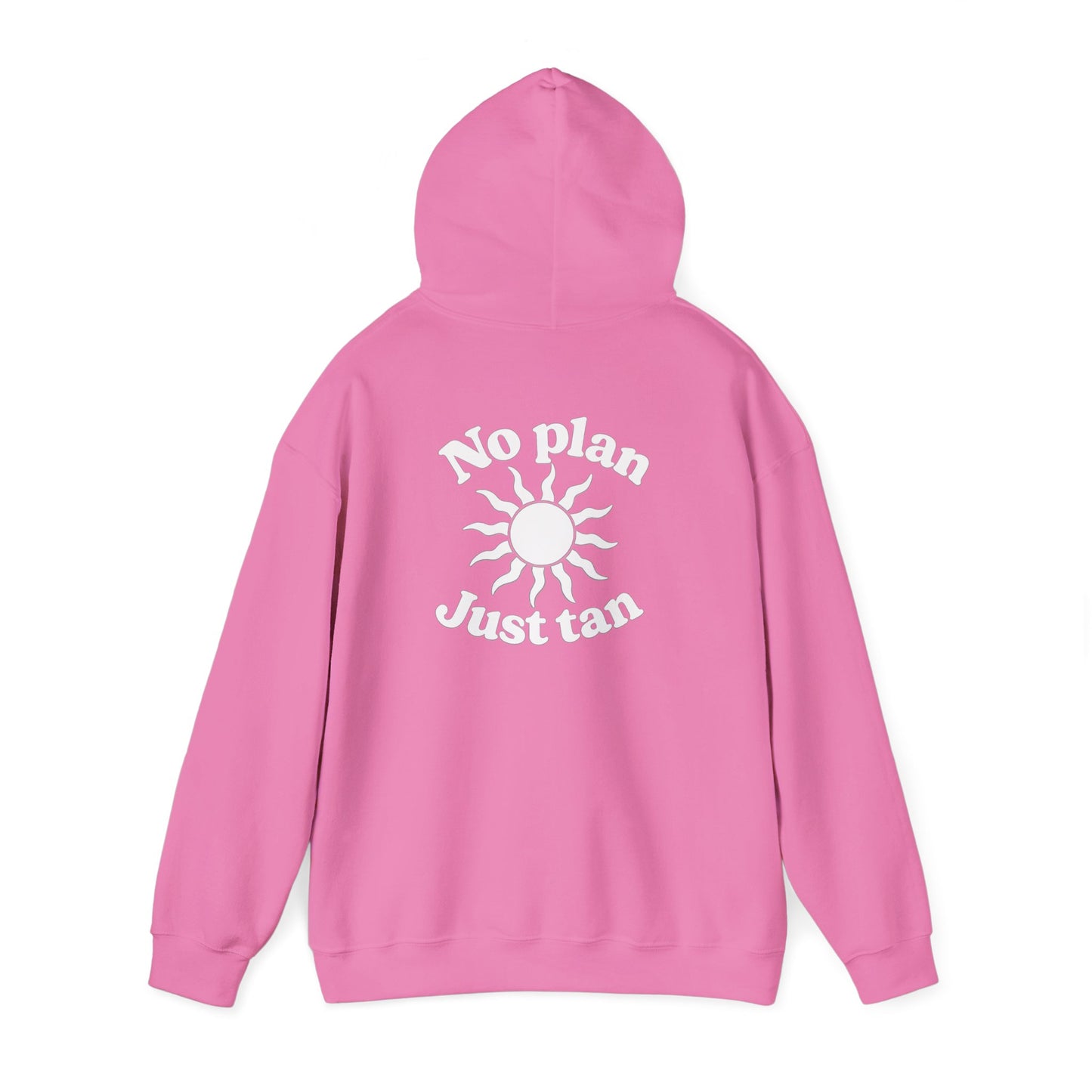 No Plans. Just Tan. Hoodie | Beach Graphic Pullover Hoodie