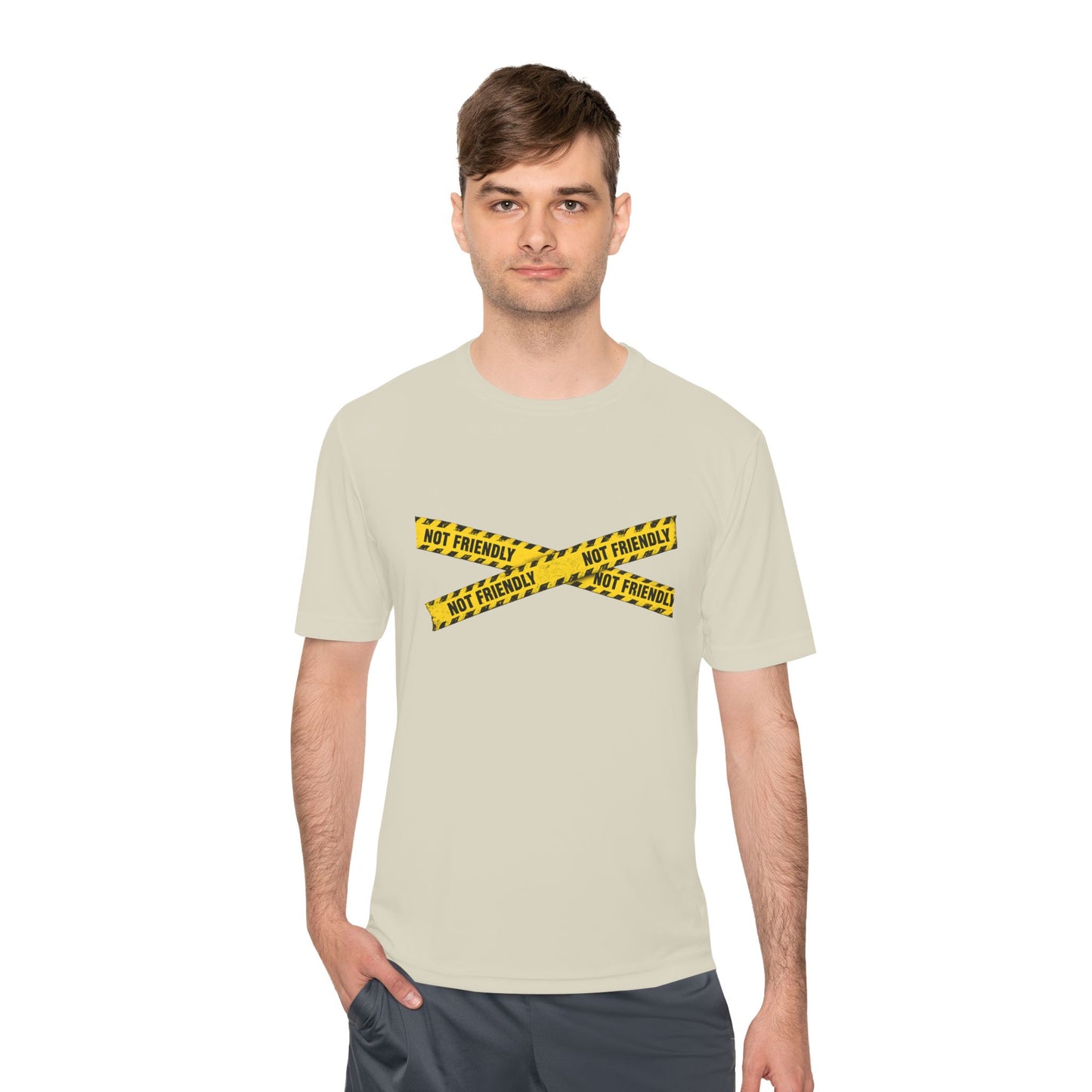 Not Friendly Performance T-Shirt | Moisture-Wicking Graphic Tee