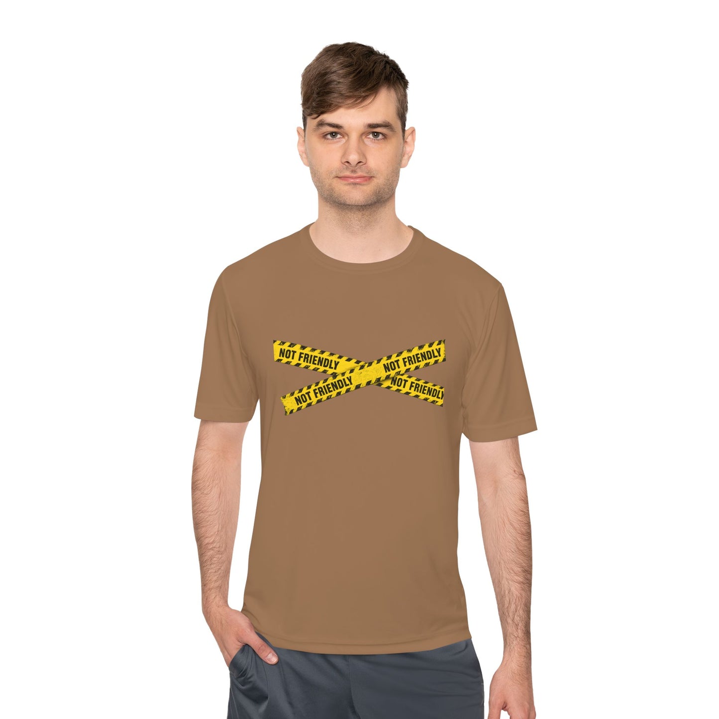 Not Friendly Performance T-Shirt | Moisture-Wicking Graphic Tee