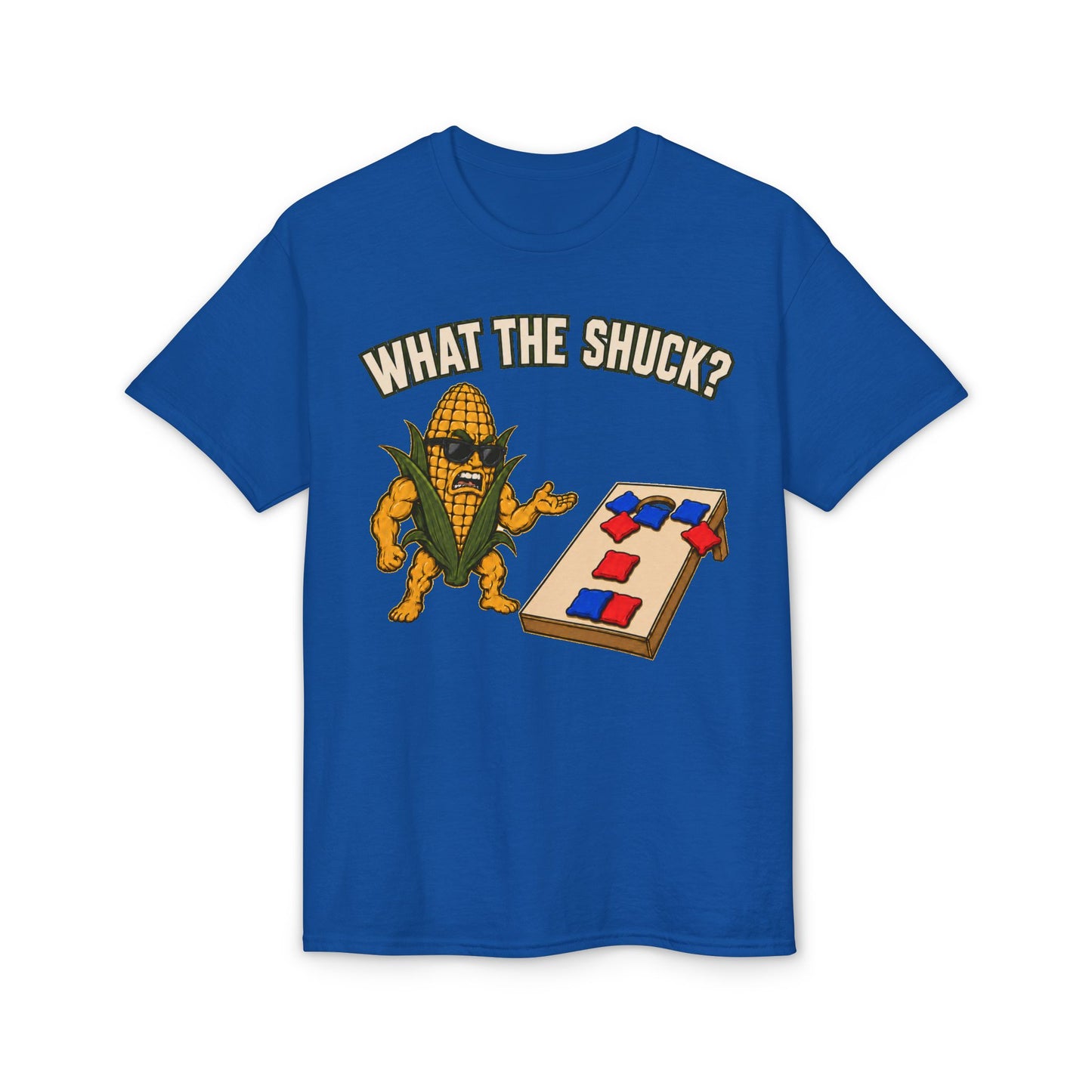 What the Shuck | Funny Cornhole T-Shirt