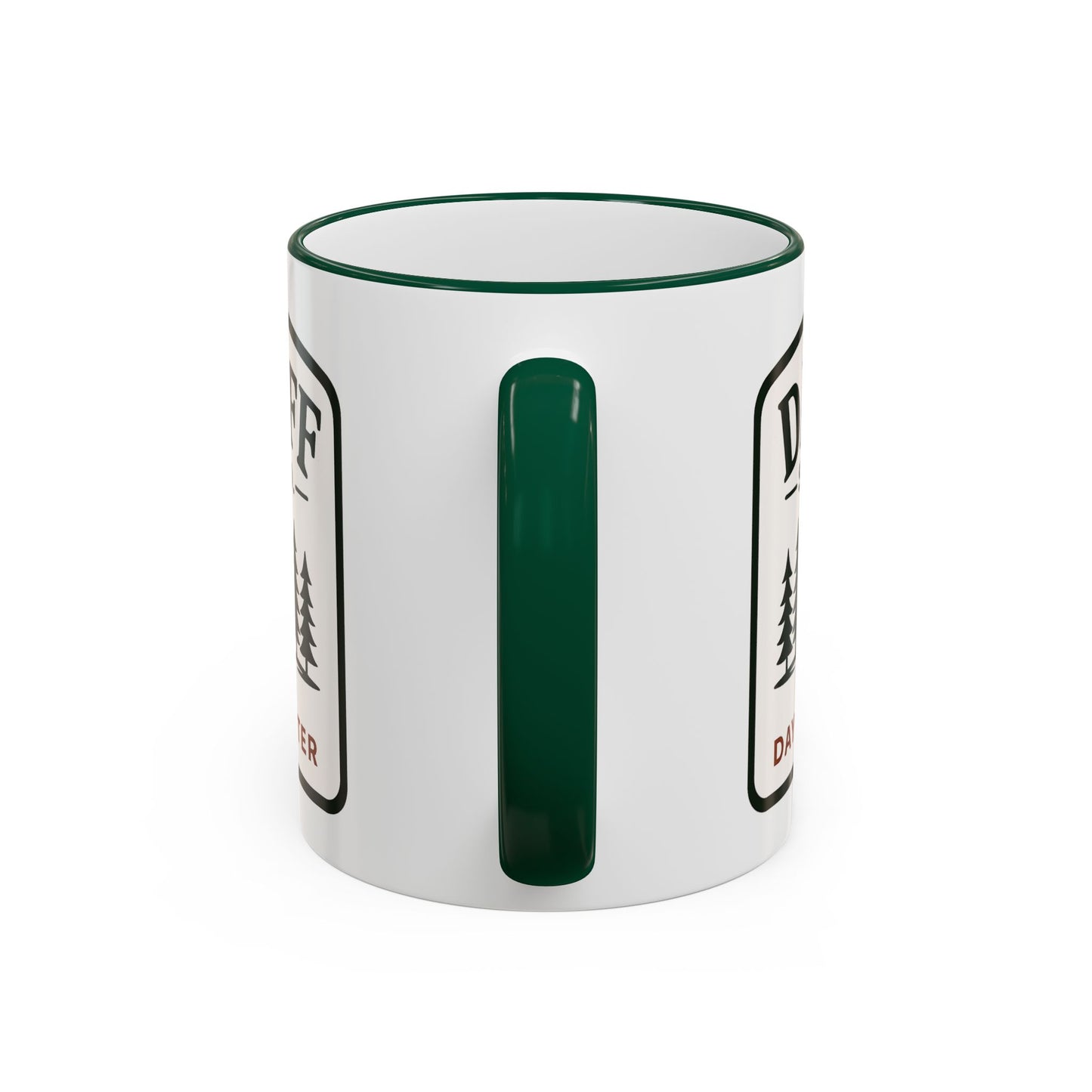 Day Off Supply Co. Accent Coffee Mug | Logo Campfire Mug (11oz & 15oz)