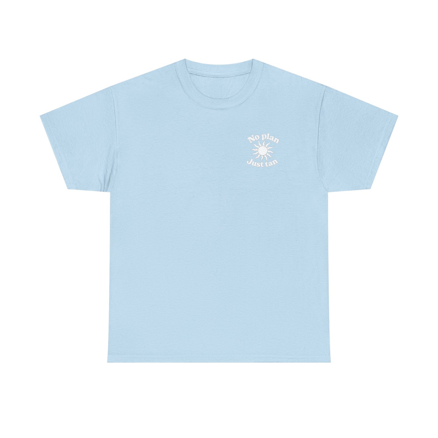 No Plan. Just Tan. | Beach & Lake Life Graphic T-Shirt