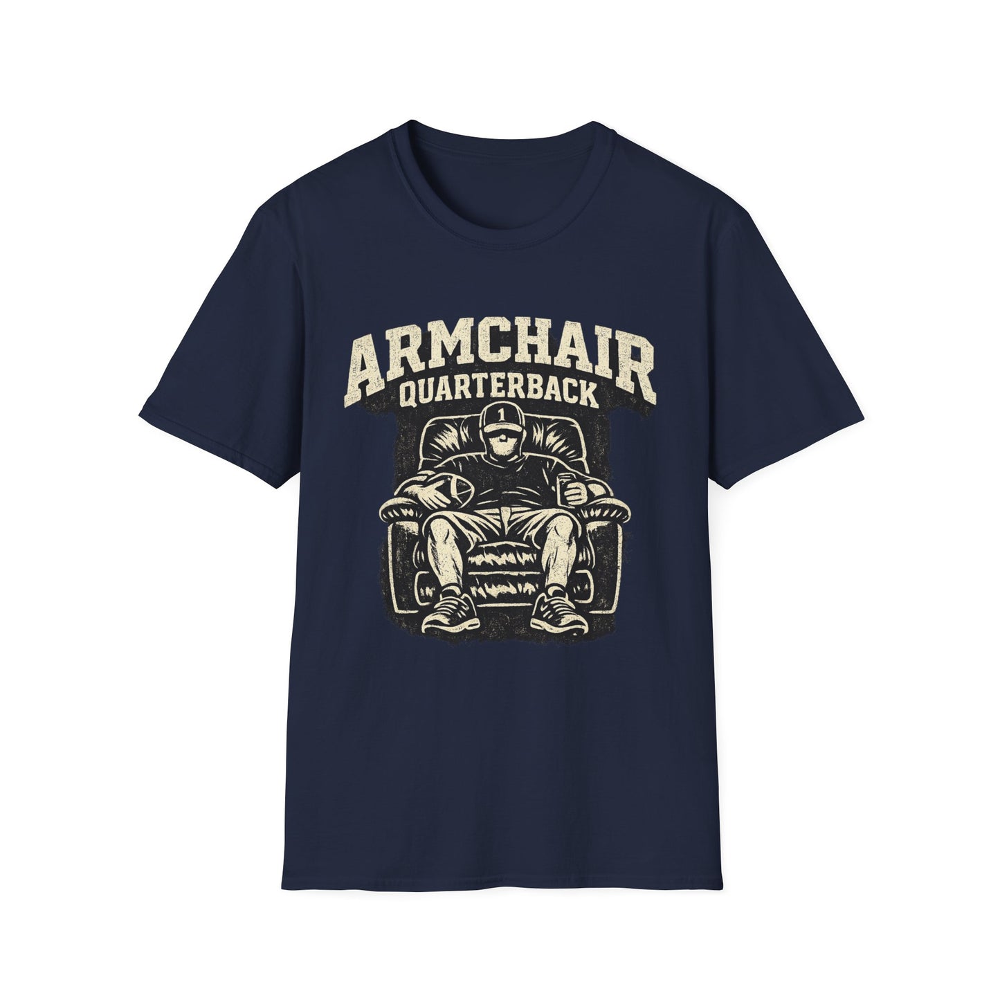 Armchair Quarterback T-Shirt | Funny Football Fan Graphic Tee