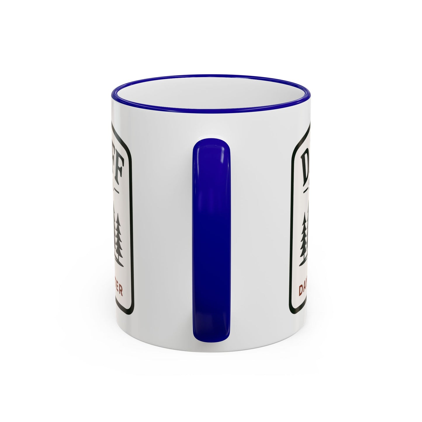 Day Off Supply Co. Accent Coffee Mug | Logo Campfire Mug (11oz & 15oz)