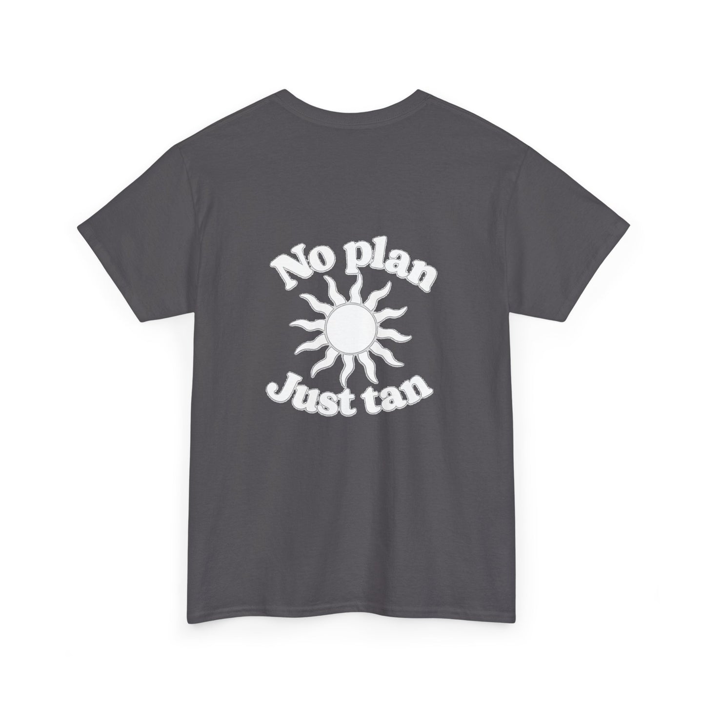 No Plan. Just Tan. | Beach & Lake Life Graphic T-Shirt