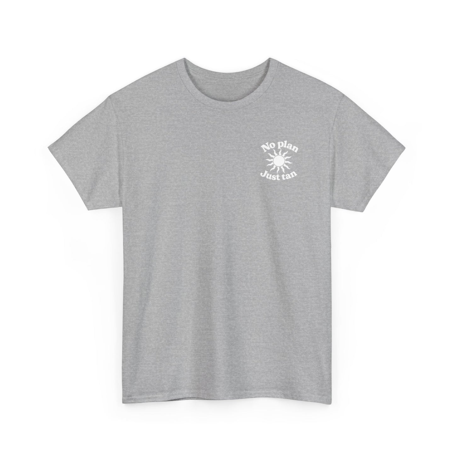 No Plan. Just Tan. | Beach & Lake Life Graphic T-Shirt