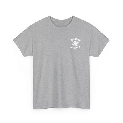 No Plan. Just Tan. | Beach & Lake Life Graphic T-Shirt
