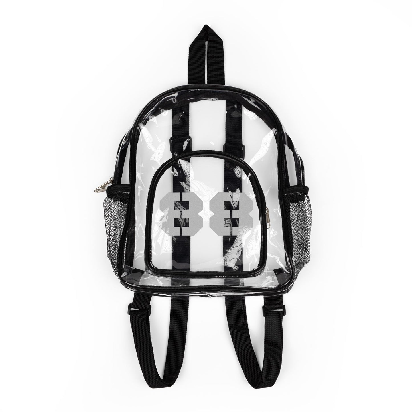 I'm Here For [Number] Clear Stadium Backpack | Personalized Football Bag