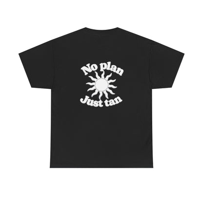 No Plan. Just Tan. | Beach & Lake Life Graphic T-Shirt