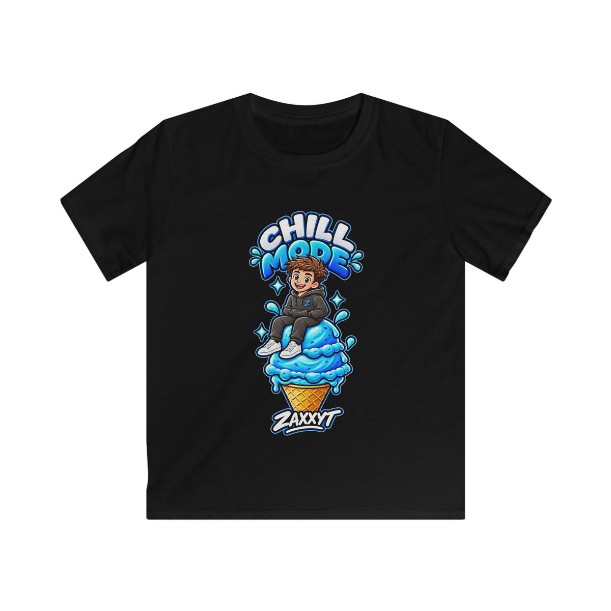 Chill Mode | Zaxxyt Kids Graphic T-Shirt