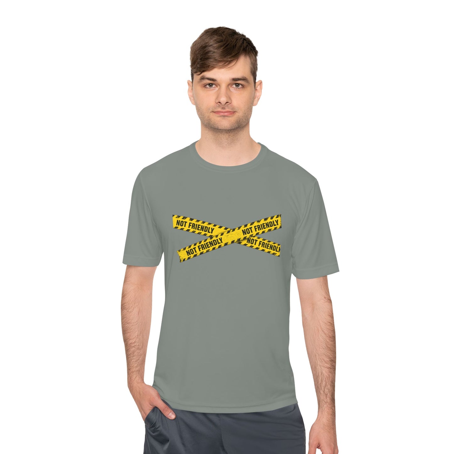 Not Friendly Performance T-Shirt | Moisture-Wicking Graphic Tee